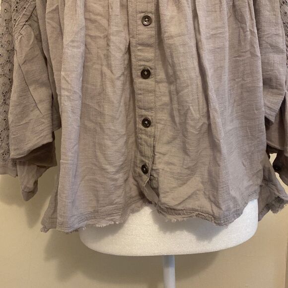 Free People EUC, never worn. size XS slate top - Boho dream! - Picture 4 of 5